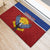 Kiribati 45th Independence Day Rubber Doormat Lesser Frigatebird Tribal Pattern