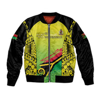 Vanuatu 45th Independence Bomber Jacket Special Style - Polynesian Pride