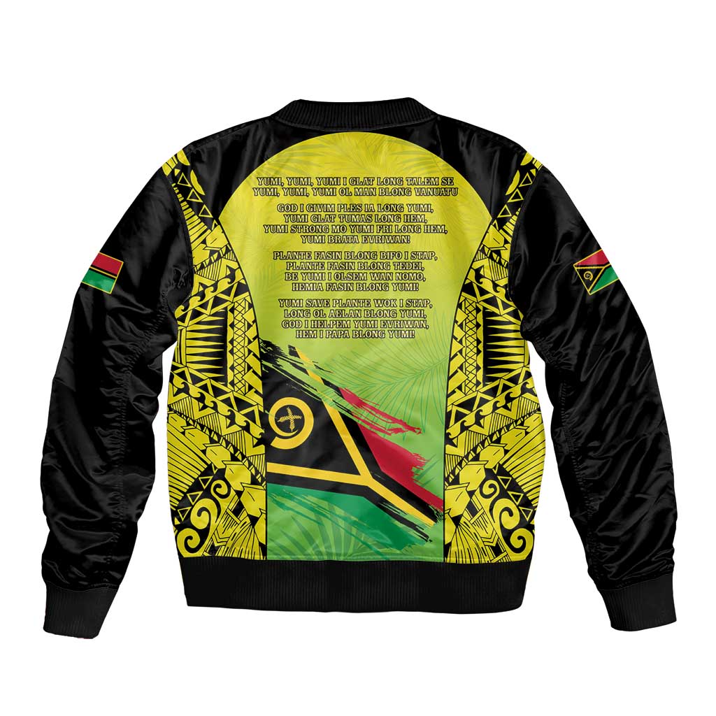 Vanuatu 45th Independence Bomber Jacket Special Style - Polynesian Pride