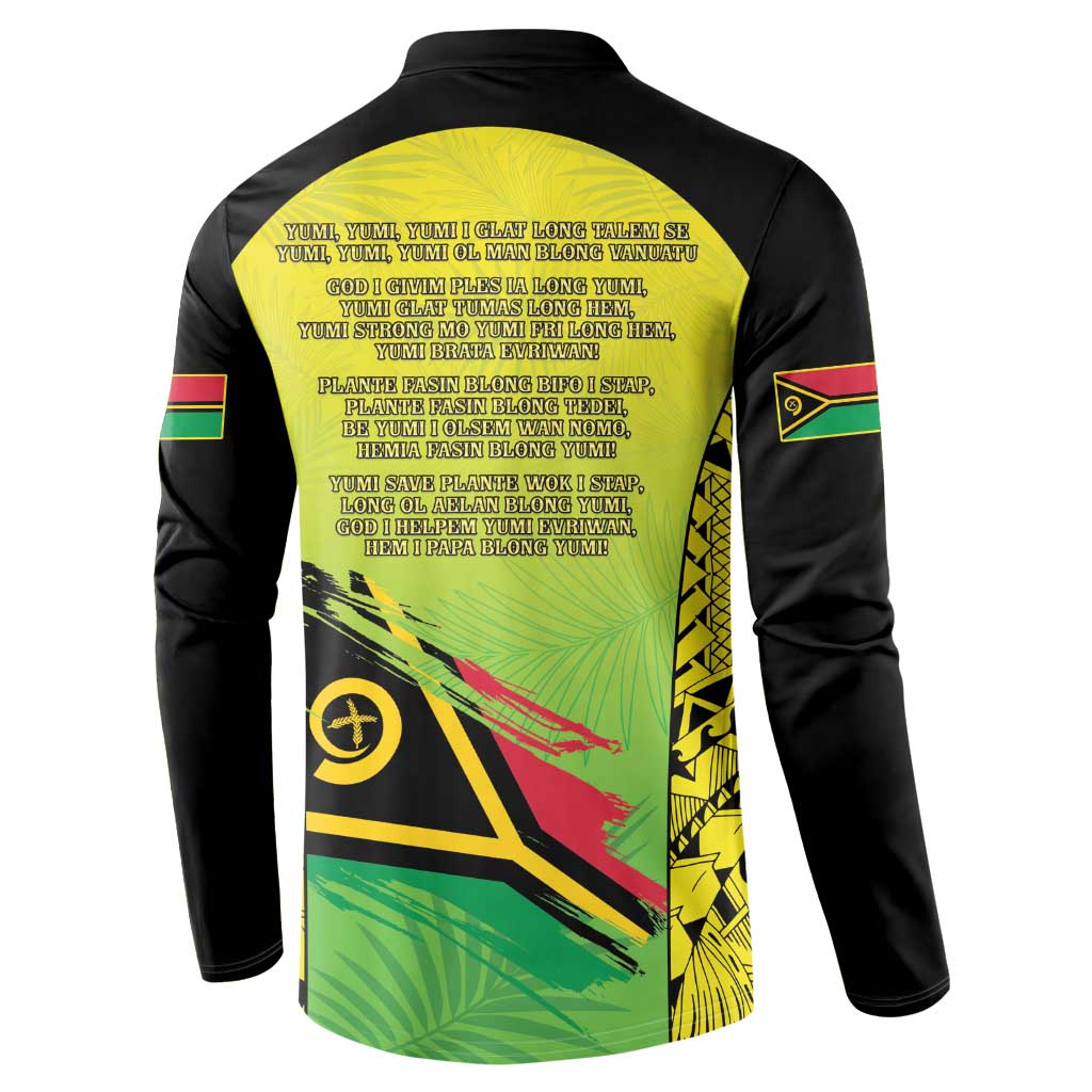 Vanuatu 45th Independence Button Sweatshirt Special Style - Polynesian Pride