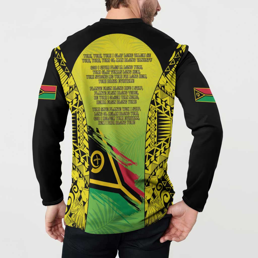 Vanuatu 45th Independence Button Sweatshirt Special Style - Polynesian Pride