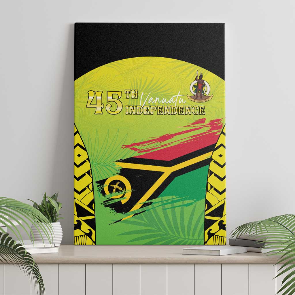 Vanuatu 45th Independence Canvas Wall Art Special Style - Polynesian Pride