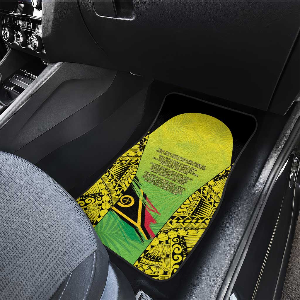 Vanuatu 45th Independence Car Mats Special Style - Polynesian Pride