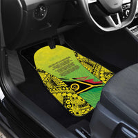 Vanuatu 45th Independence Car Mats Special Style - Polynesian Pride