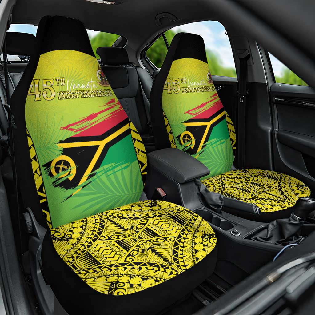 Vanuatu 45th Independence Car Seat Cover Special Style - Polynesian Pride