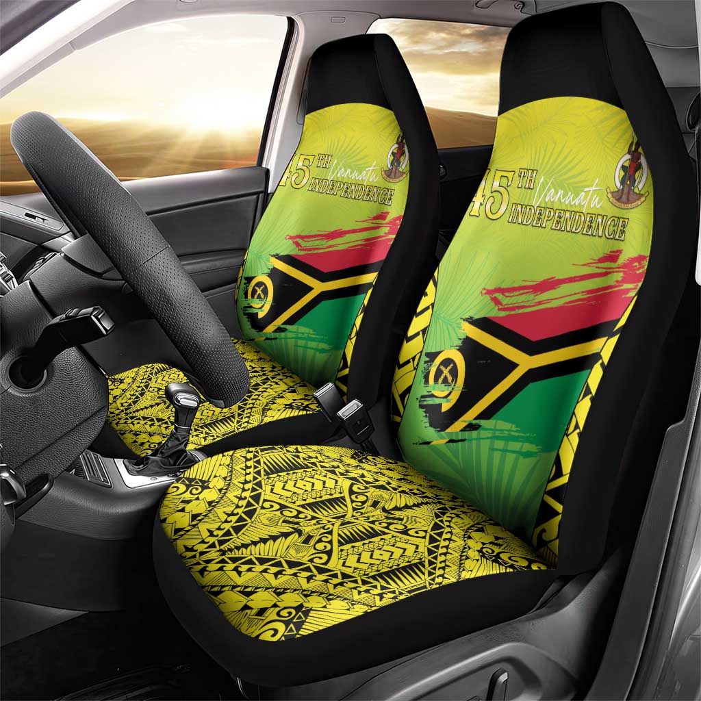 Vanuatu 45th Independence Car Seat Cover Special Style - Polynesian Pride