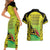 Vanuatu 45th Independence Couples Matching Short Sleeve Bodycon Dress and Hawaiian Shirt Special Style - Polynesian Pride