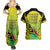 Vanuatu 45th Independence Couples Matching Summer Maxi Dress and Hawaiian Shirt Special Style - Polynesian Pride