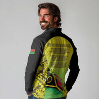 Vanuatu 45th Independence Long Sleeve Polo Shirt Special Style - Polynesian Pride