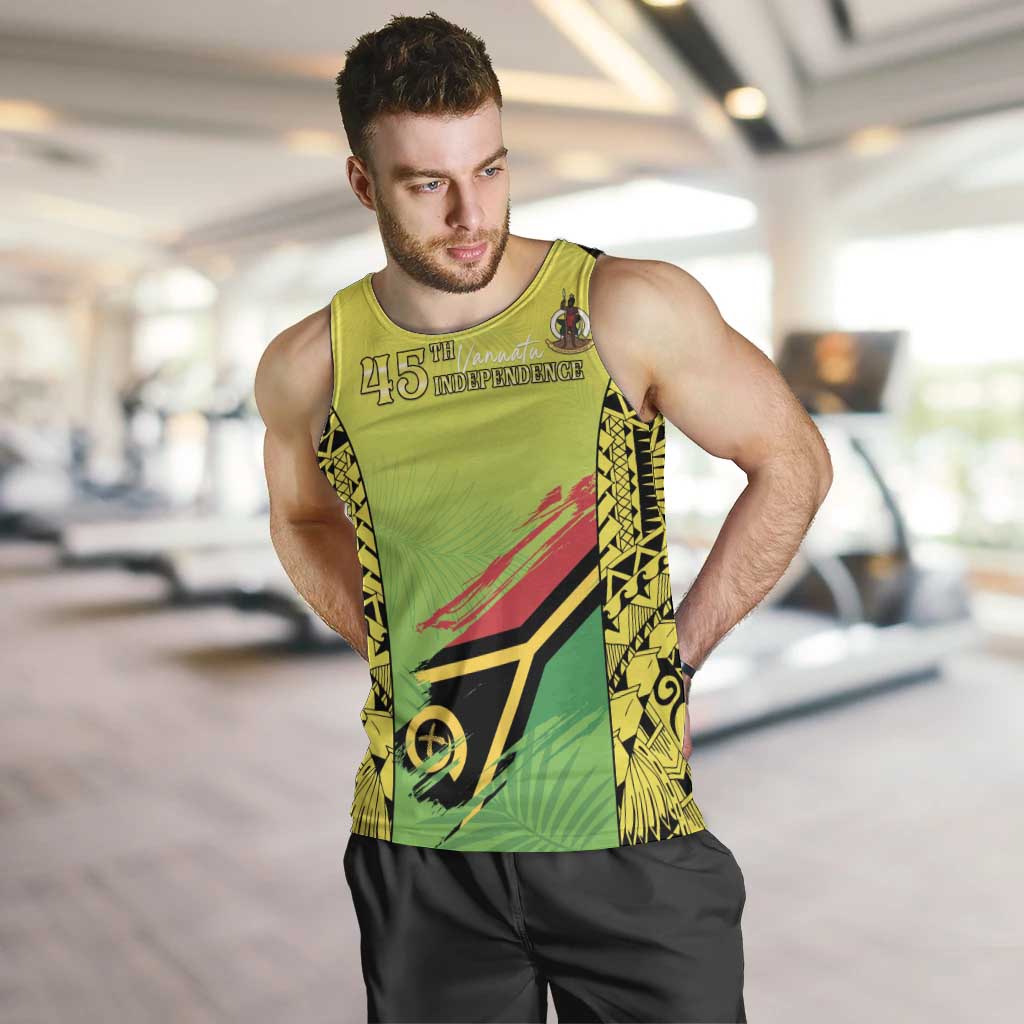 Vanuatu 45th Independence Men Tank Top Special Style - Polynesian Pride