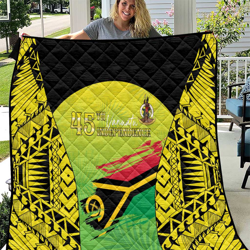 Vanuatu 45th Independence Quilt Special Style - Polynesian Pride