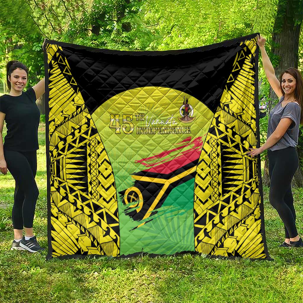 Vanuatu 45th Independence Quilt Special Style - Polynesian Pride