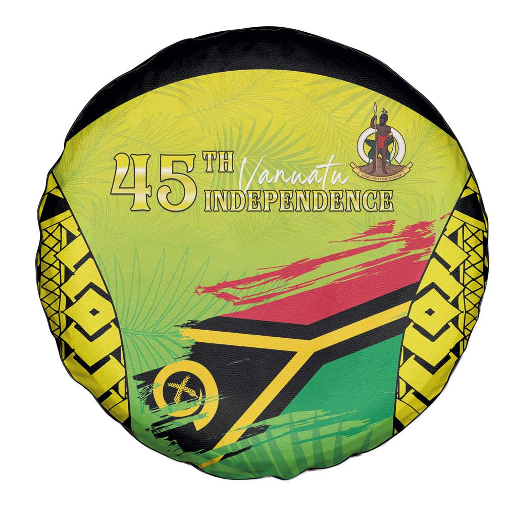Vanuatu 45th Independence Spare Tire Cover Special Style - Polynesian Pride