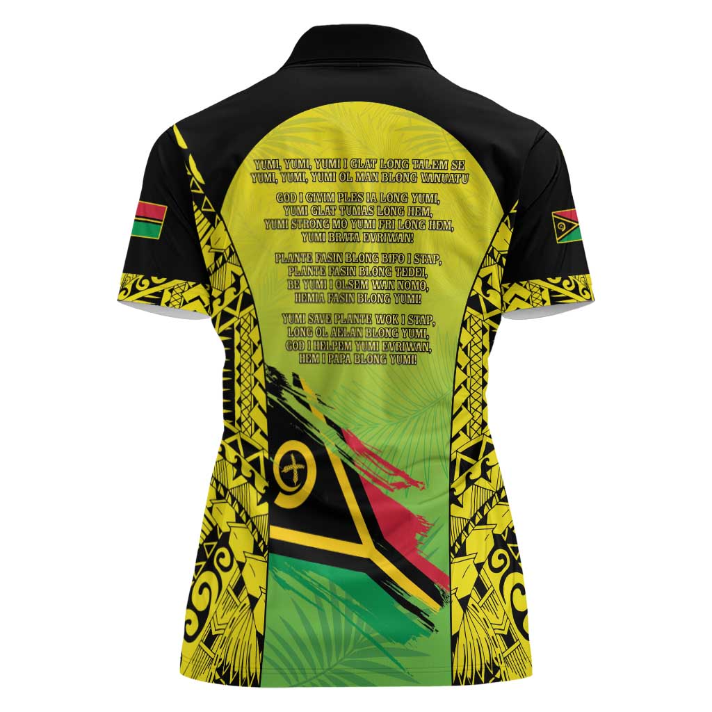 Vanuatu 45th Independence Women Polo Shirt Special Style - Polynesian Pride