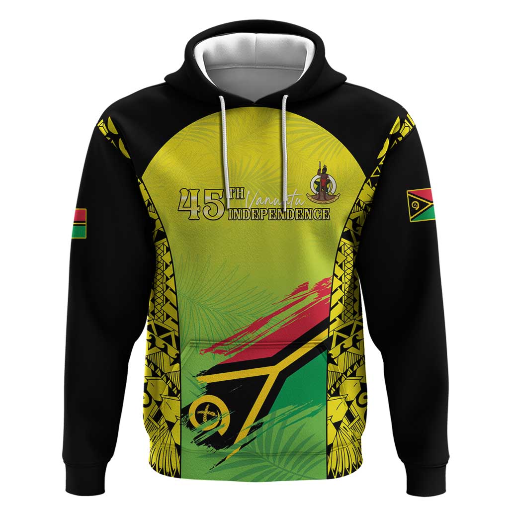 Vanuatu 45th Independence Zip Hoodie Special Style - Polynesian Pride
