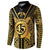 Vanuatu 45th Anniversary Of Independence Button Sweatshirt Gold Style - Polynesian Pride