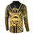 Vanuatu 45th Anniversary Of Independence Button Sweatshirt Gold Style - Polynesian Pride
