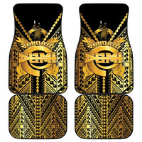 Vanuatu 45th Anniversary Of Independence Car Mats Gold Style - Polynesian Pride