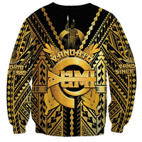 Vanuatu 45th Anniversary Of Independence Sweatshirt Gold Style - Polynesian Pride