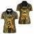 Vanuatu 45th Anniversary Of Independence Women Polo Shirt Gold Style - Polynesian Pride