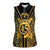 Vanuatu 45th Anniversary Of Independence Women Sleeveless Polo Shirt Gold Style - Polynesian Pride