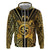 Vanuatu 45th Anniversary Of Independence Zip Hoodie Gold Style - Polynesian Pride