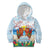 Hawaii And Japan Okinawa Kid Hoodie Aloha Gozaimasu Tiki With Shisa