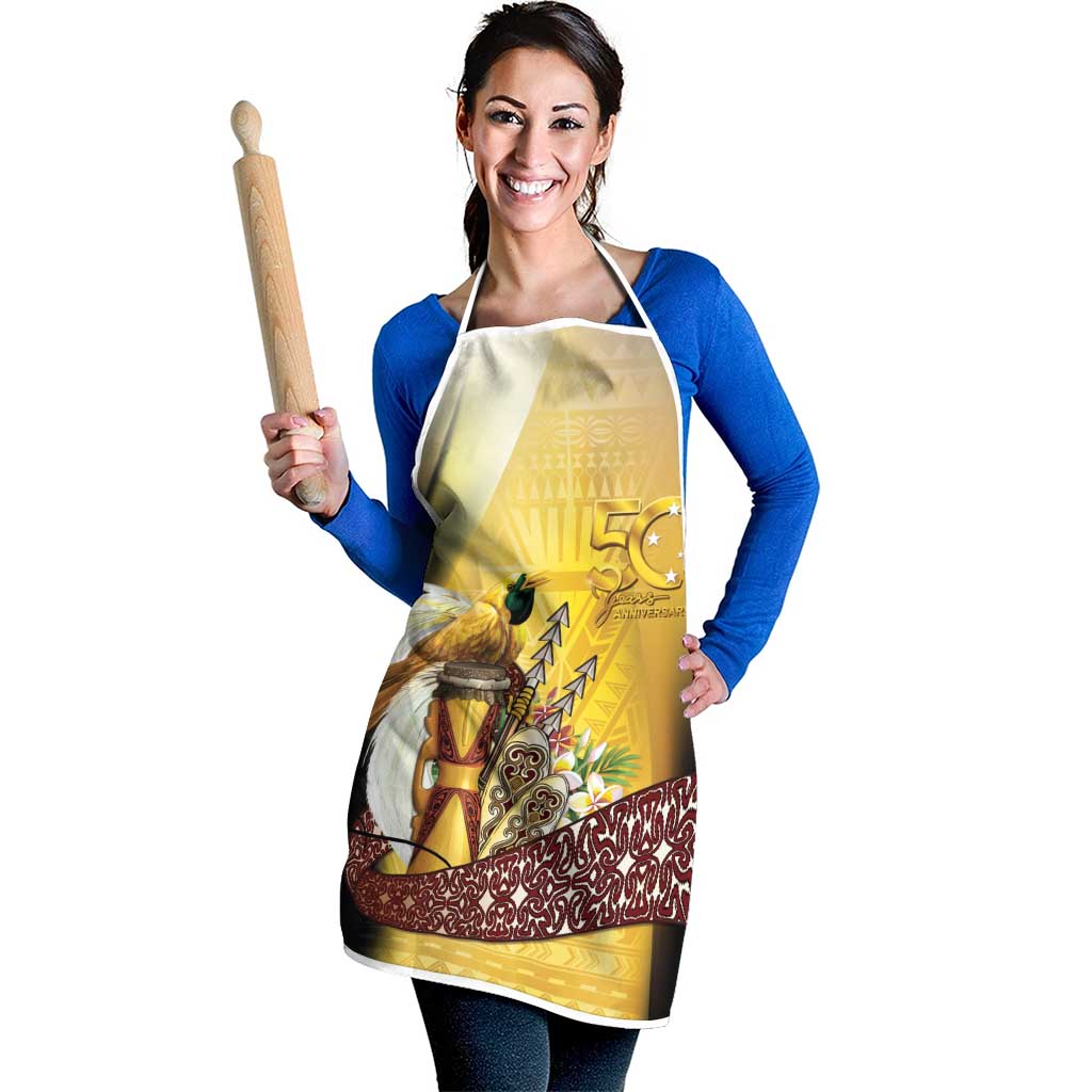 Papua New Guinea Apron 50 Years Of Independence - Polynesian Pride