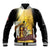 Papua New Guinea Baseball Jacket 50 Years Of Independence - Polynesian Pride