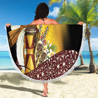 Papua New Guinea Beach Blanket 50 Years Of Independence - Polynesian Pride