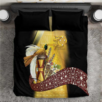 Papua New Guinea Bedding Set 50 Years Of Independence - Polynesian Pride