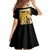 Papua New Guinea Family Matching Off Shoulder Short Dress and Hawaiian Shirt 50 Years Of Independence - Polynesian Pride