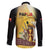 Papua New Guinea Family Matching Off Shoulder Short Dress and Hawaiian Shirt 50 Years Of Independence - Polynesian Pride