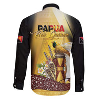 Papua New Guinea Family Matching Tank Maxi Dress and Hawaiian Shirt 50 Years Of Independence - Polynesian Pride