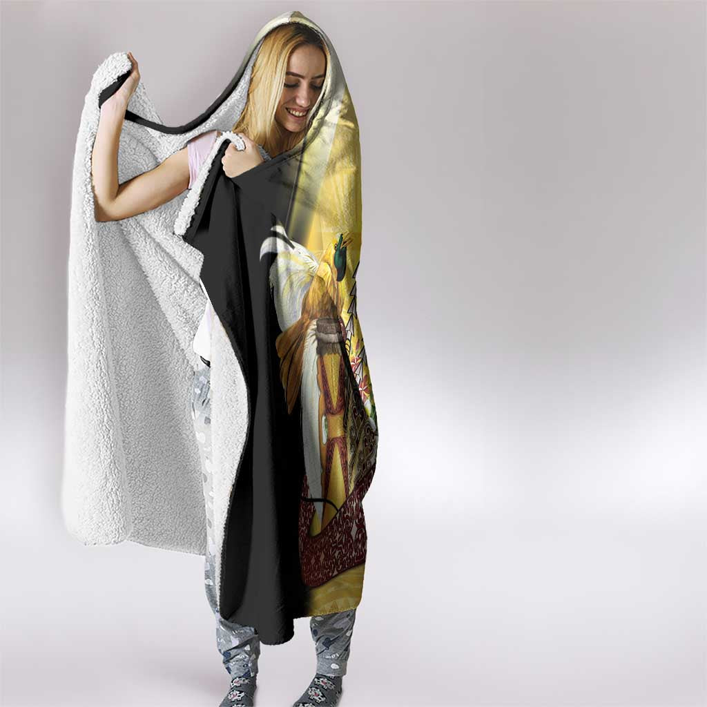 Papua New Guinea Hooded Blanket 50 Years Of Independence - Polynesian Pride