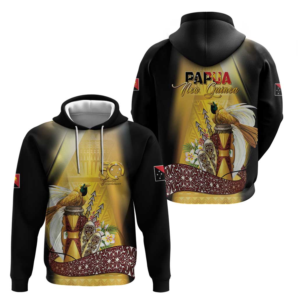 Papua New Guinea Hoodie 50 Years Of Independence - Polynesian Pride