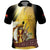 Papua New Guinea Polo Shirt 50 Years Of Independence - Polynesian Pride