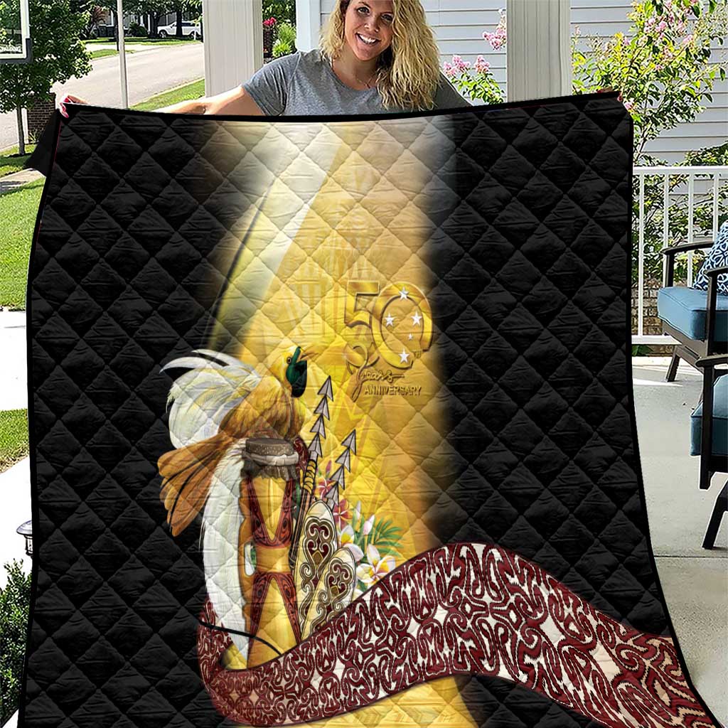 Papua New Guinea Quilt 50 Years Of Independence - Polynesian Pride
