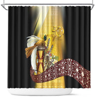 Papua New Guinea Shower Curtain 50 Years Of Independence - Polynesian Pride