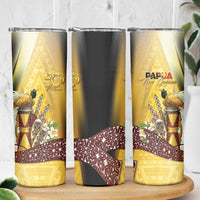 Papua New Guinea Skinny Tumbler 50 Years Of Independence - Polynesian Pride