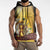 Papua New Guinea Sleeveless Zip Hoodie 50 Years Of Independence - Polynesian Pride