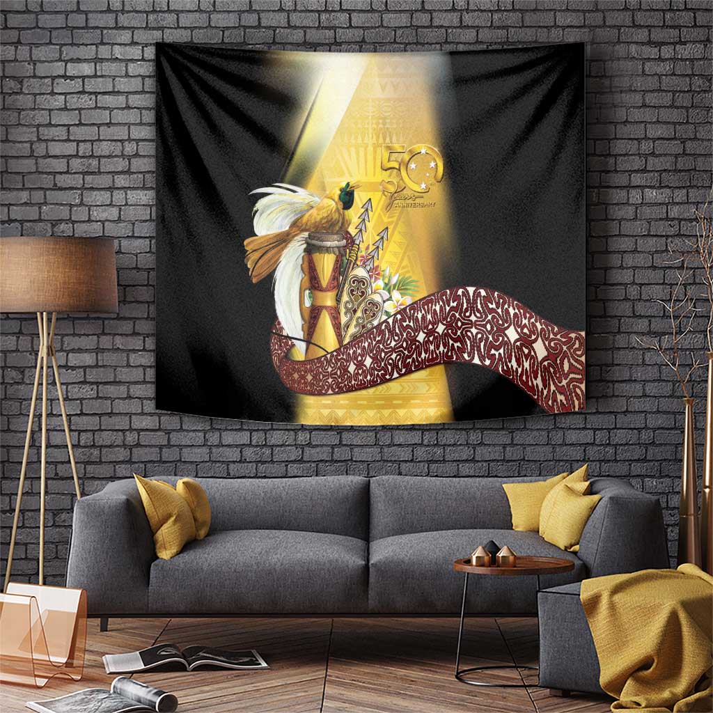Papua New Guinea Tapestry 50 Years Of Independence - Polynesian Pride