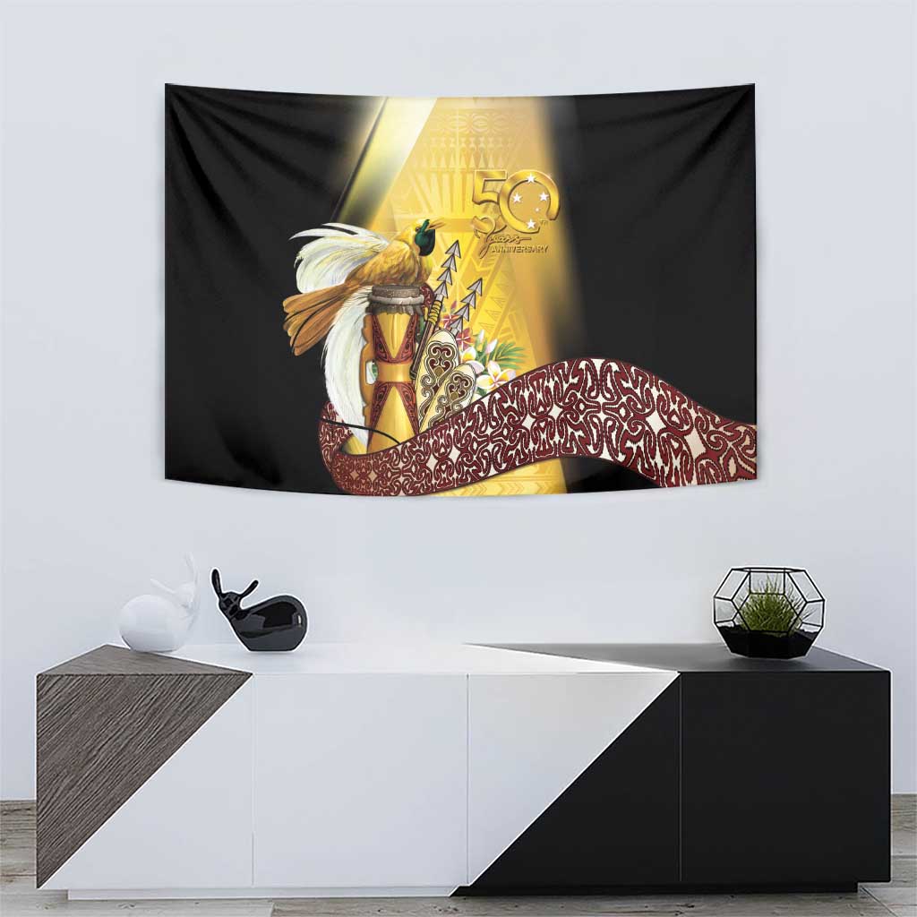 Papua New Guinea Tapestry 50 Years Of Independence - Polynesian Pride