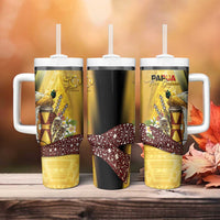 Papua New Guinea Tumbler With Handle 50 Years Of Independence - Polynesian Pride