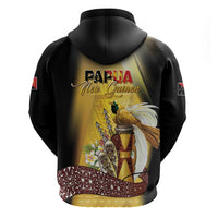 Papua New Guinea Zip Hoodie 50 Years Of Independence - Polynesian Pride