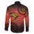 Papua New Guinea Family Matching Summer Maxi Dress and Hawaiian Shirt Birds Of Paradise With Aboriginal Pattern - Polynesian Pride