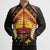Papua New Guinea Independence Day Bomber Puffer Jacket Tribal Mask - Polynesian Pride