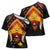 Papua New Guinea Independence Day Cross Shoulder Shirt Tribal Mask - Polynesian Pride