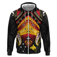 Papua New Guinea Independence Day Hoodie Tribal Mask - Polynesian Pride