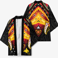 Papua New Guinea Independence Day Kimono Tribal Mask - Polynesian Pride